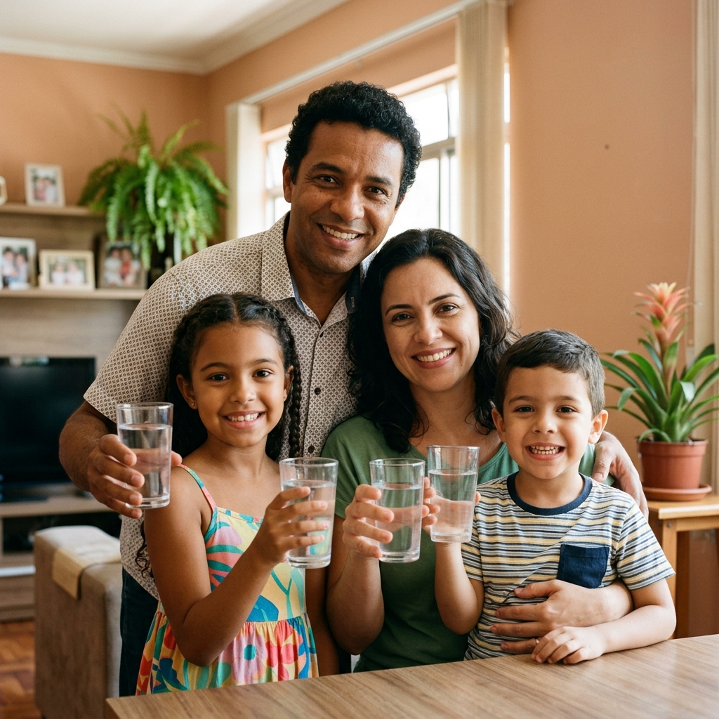 Família Beneficiada pelo Brasil Água+